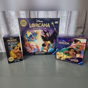 Disney Lorcana Trading Card Sealed Lot